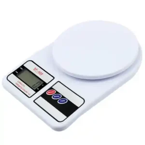 Balanza digital blanca hasta 10kg