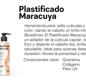 Alisado plastificado Maracuya- 1000 ml Ossono