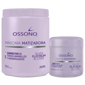 Máscara Matizadora Silver Platinum Blonde 1kg ossono