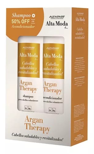 Kit Shampo y Acondicionador Argan Therapy Alfaparf