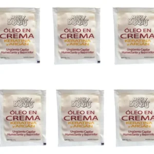 Oleo en Crema Keratina y argan x 36 sobres