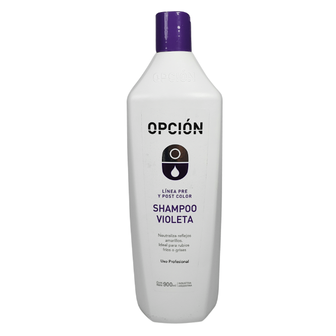 Shampoo Matizador Violeta 900 ml Opcion