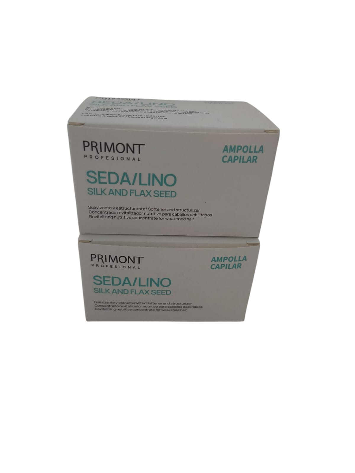 Ampolla Seda lino 10ml 12 unidades Primont