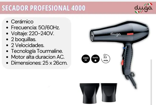Secador Duga profesional 4000