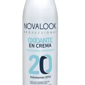 Oxidante 20 volumenes con keratina y perfumada x 90 ml novalook