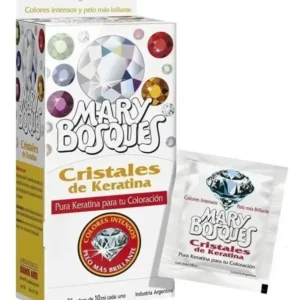 cristales de keratina x 36 sobres MARY BOSQUES